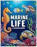 Marine Life: Coloring Book