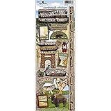 Paper House Productions STCX-0189E Travel Cardstock Stickers, Yellowstone 6-pack