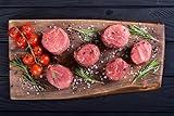 New York Steak & Seafood Frozen Fillet Mignons - USDA Choice Angus Filet Mignon - Handcut and Trimmed Frozen Fillet Mignon Steak (4 Fillet Mignons, 6oz.)