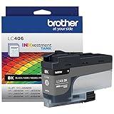 Brother Genuine LC406BK Standard Yield Black INKvestment Tank Ink Cartridge