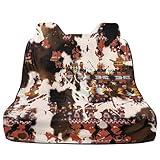 KEIAHUAN Sweatproof Car Seat Covers for Athletes Brown Aztec Style Universal Fit for Cars, Trucks, SUVs – Gym & Commute Essentials