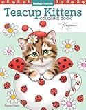 Teacup Kittens Coloring Book (Design Originals) 32 Adorable Expressive-Eyed Cat Designs from Illustrator Kayomi Harai on High-Quality, Extra-Thick Perforated Pages that Resist Bleed Through