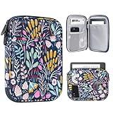 TiMOVO 6-7 Inch Tablet Sleeve for Kindle 2022/10th Gen 2019/Paperwhite 11th Gen 2021/Oasis E-Reader, Protective Case with Pocket for 8th Gen 2016, Colorful Flower