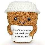 Krinisou Coffee Lovers Gifts Ideas for Women, Positive Animals Espresso Themed Brithday Gifts, Funny Appreciation Gift Presents for Teacher Best Friend Boyfriend Girlfriend