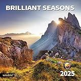 2025 Wall Calendar,Calendar 2025, November 2024 - December 2025, Wall Calendar Brilliant Seasons, 12" x 24" Opened,Full Page Months Thick & Sturdy Paper for Gift Perfect Calendar Organizing & Planning