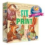 AEG & Flatout Games | Fit to Print | Build your Newspaper! | From the Creators of Cascadia | Easy to Learn | Quick to Play | Ages 10+ | For 1-6 Players