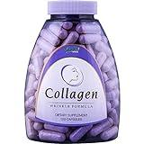 Sanar Naturals Collagen Pills with Vitamin C, E - for Hair, Skin, Nails, Joint Health, Reduce Wrinkles - Hydrolyzed Collagen for Women & Men, Collagen Supplement, 150 Capsules