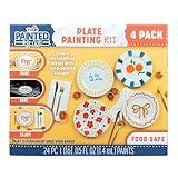 Tulip Ceramic Plates Painting Kit, White