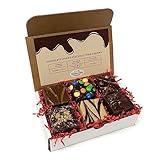 Valley Fudge, Chocolate Lover’s Gift Box, Fresh Artisan Fudge, Real Butter, Bulk Gourmet Candy, Individually Wrapped, Birthday, Thank You, Housewarming Gift, 4 oz, 6 Pieces, One and a Half Pounds