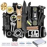 Survival Kit 35 in 1, First Aid Kit, Survival Gear, Christmas Birthday Gifts for Men Boyfriend Him Husband Camping, Hiking, Hunting, Fishing1