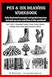 Pen and Ink Drawing Workbook vol 1-2: Pen and Ink Drawing workbooks for absolute beginners (Pen and Ink Workbooks)