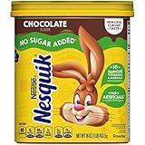 NESTLE NESQUIK No Sugar Added Chocolate Flavored Powder 16 oz. Canister