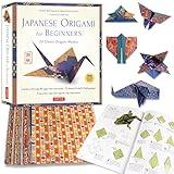 Japanese Origami for Beginners Kit: 20 Classic Origami Models: Kit with 96-page Origami Book, 72 Origami Papers and Instructional Videos: Great for Kids and Adults!