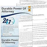 Durable Power of Attorney Do-it-Yourself Legal Form with Simple Instructions Live Legal Support