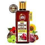 Advanced Red Onion Hair Growth Oil with Redensyl – Infused with 31+ Powerful Natural Herbs & Extracts Including Bhringraj, Tea Tree, Rosemary, Jojoba & Argan Oil - Anti Hair Fall & Hair Regrowth Oil