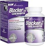 BioGenetic Labs Carb Blocker X7 - White Kidney Bean Cheat Pill - Keto-Friendly - Carb Blocker Pills for Women and Men - Appetite Suppressant to Maintain Your Ideal Body Weight (90 Capsules)