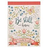 Be Still and Know - 20 Inspirational and Exquisitely Designed Cards To Color Expressions of Faith to Inspire Creativity and Relaxation Stationery Postcard Size, 6.5 x 4.75
