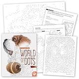 MindWare World of Dots Dogs – Connect-The-Dots Puzzle Coloring Book for Kids and Adults, 32 Dog-Themed Designs, Ages 8 and Up