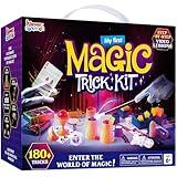 Klever Kits 180+ Magic Set- My First Magic Trick Kit- Amazing Magician Toy with Step-by-Step Video Lessons, for Kids Aged 6+ Easy Tricks of Magic Wand, Illusion Cards and Magic Box