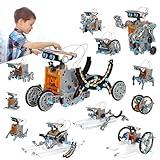 STEM 12-in-1 Education Solar Power Robot Toys for Boys Ages 8-12, DIY Building Educational Experiment Robotics Science Kit for Kids, Birthday Gifts for 8 9 10 11 12 Years Old Boys Girls Teens