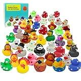 Rubber Ducks for All Holidays, Bulk 42 Pack - Includes 6 of Each Holiday, Christmas Valentines Easter Duckies, Bath Toys for Kids, Gift for Jeep Owners, Jeep Ducking