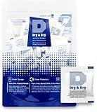 Dry & Dry 1 Gram [200 Packets] Silica Gel Packets Desiccants Silica Gel Packs - Food Safe Silica Packets Silica Gel Desiccant Packs for Storage