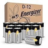 Energizer Alkaline Power D Batteries 12 Count (Pack of 1), Long-Lasting Alkaline Size D Batteries