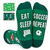 Zmart Soccer Gifts for Men Women - Soccer Gifts for Teen Boys Girls, Sports Fan Socks, Stocking Stuffers