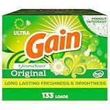 Gain Powder Laundry Detergent, Original Scent, 133 Loads, 123 OZ