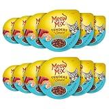 Meow Mix Tenders in Sauce Wet Cat Food, Tuna & Shrimp, 2.75 Ounce Cup (Pack of 12)