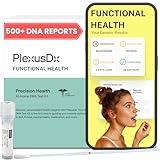 PlexusDx Functional Health Genetic Test | 500+ DNA Reports Including Cardiovascular, Nutrition, Gut Health, Hormones, Diet and Microbiome | Custom Supplement, Diet & Lifestyle Recommendations