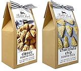 Rabbit Creek Scone Mix Variety Pack of 2 – Easy to Make Scone Mix, Made in the USA, Classic and Chocolate Chip Scone Mixes