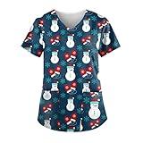 Early Black Deals Friday 2024 Clearance Scrub Tops for Women 4XL Scrub Tops for Women Plus Vet Techs Scrub Tops for Women 3X Scrub Top Patterned