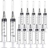 15Pack 5ml/cc Plastic Measurement Syringes and 22Ga for Scientific Labs, Industrial Adhesives, Individually Package