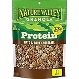 Nature Valley Protein Granola, Oats and Dark Chocolate Granola, Resealable Snack Pouch, 11 oz
