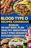 Blood Type O Recipes Cookbook: Easy High Protein Anti inflammatory Gluten free Heart Healthy Recipes & Blood Type O Negative & Positive Food List for Weight loss, Type 2 Diabetes & Digestive Wellness