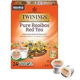 Twinings Pure Rooibos Red Tea K-Cup Pods for Keurig, 24 Count (Pack of 1), Natural, Slightly Sweet Taste, Naturally Caffeine-Free, Enjoy Hot or Iced