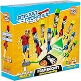 Otoseth Toys Rocket Launcher for Kids - Launch up to 100 Ft, 8 Multi-Color Foam Rockets & Adjustable Launch Stand, Kids Outdoor Toys, Birthday Toys for Kids Boys Girls Age 3+ Years Old