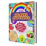 Biidi English Words Sound Book ,Interactive Audiobook for Children 2 Years+,Rechargeable Musical Story Book for Toddlers Boys and Girls,Learn English for Kids,600+Voices (Colors and Shape)