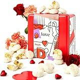 David’s Cookies Ideal Valentines Day Gift for Everyone – 16Oz Butter Pecan Meltaways Cookies with Crunchy Pecans and Powdered Sugar – Premium Fresh Ingredients – Comes with a Lovely Tin Box