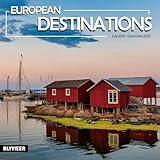 2025 Wall Calendar, European Destinations Wall Calendars,2025 Monthly Calendars Jul.2024-Dec.2025,Take a Tour of Europe, Thick Glossy Paper, Organizing & Planning