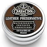 Care & Cool Ultimate Leather Conditioner and Protector (6.8 oz). Waterproofs, Restores, and Heals Your Shoes, Boots, Purses, Jackets, Couch, and Furniture. Setting The Standards Since 1976.