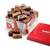 David's Cookies Assorted Brownies Gift Tin - 20 Slices of Individually Wrapped Gourmet Brownies - Delicious Variety of Flavors, Fresh Baked Snacks - Ideal Brownies Gift Basket For Special Occasions