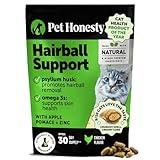Cat Hairball Support Crunchy & Creamy Chews, Hairball Remedy Treats, Cat Furball Treatment, Supports Skin & Coat, Vitamins for Digestion, Chicken (30-Day Supply)