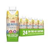 Carnation Breakfast Essentials High Protein Ready-to-Drink, Classic French Vanilla, 8 FL OZ Carton (Pack of 24)