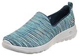 Skechers Womens Sporty Sneaker, Navy/Multi, 8 US