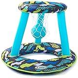 SwimWays COOP Hydro Spring Hoops, Pool Toy, Inflatable Pool Game Basketball Set