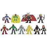 Marvel Playskool Heroes Super Hero Adventures Ultimate Set, 10 Collectible 2.5-Inch Action Figures, Toys for Kids Ages 3 and Up (Amazon Exclusive)