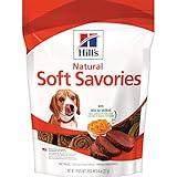 Hill's Natural Soft Savories, All Life Stages, Great Taste, Dog Treats, Beef & Cheddar, 8 oz Bag