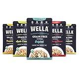 Wella Hot Cereal Oatmeal Alternative, Gluten-Free Breakfast, Grain-Free Paleo Organic Vegan, Protein, Fiber, Variety Pack (5 Count, 1.6 oz. Packets)